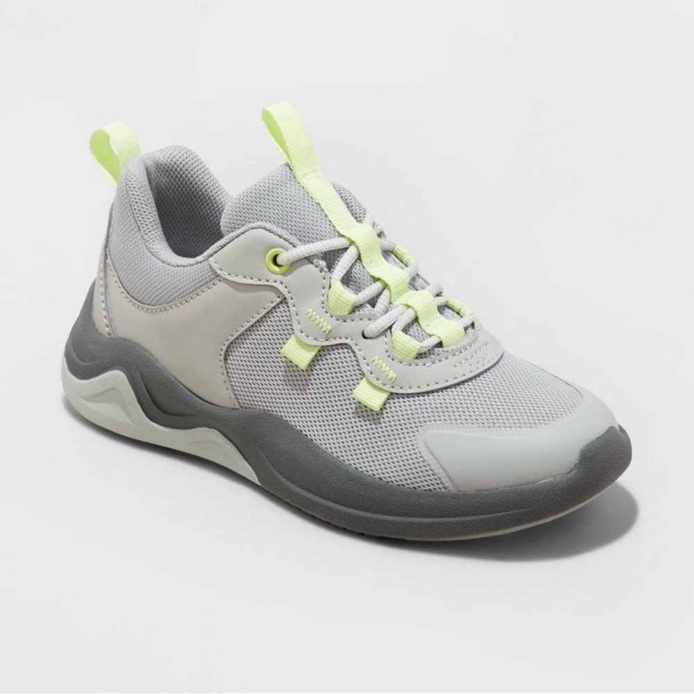 Kids' Nate Performance Sneakers - All In Motion Gray 5
